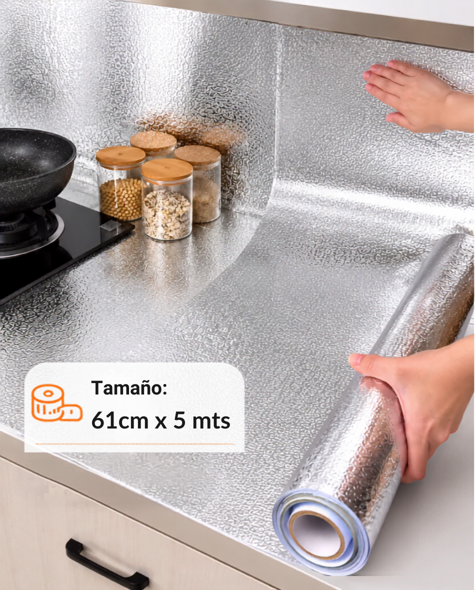 Papel Adhesivo Antigrasa para Cocina 2x1