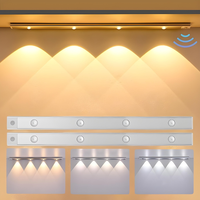 Barra LED Recargable Con Sensor Movimiento 50cm