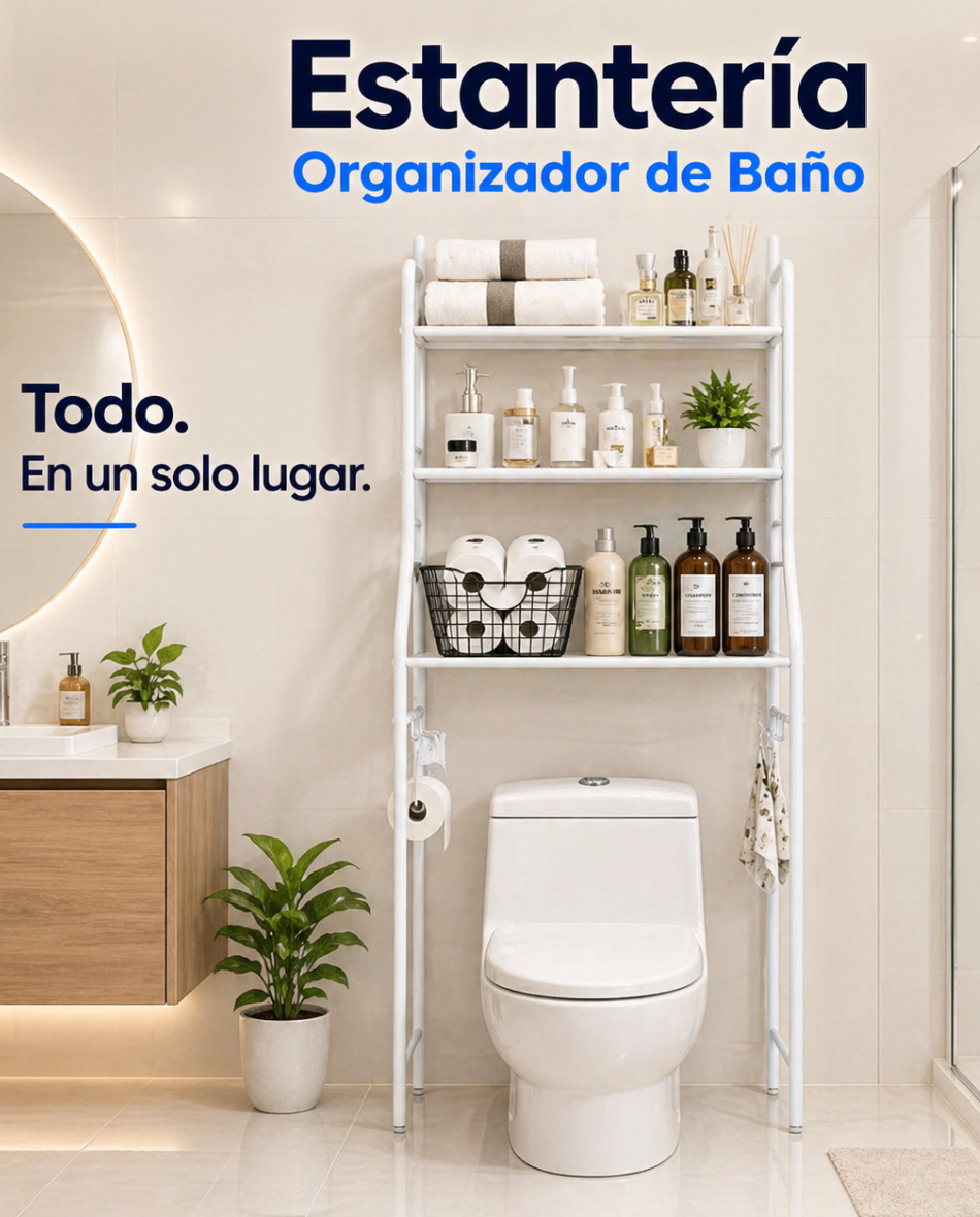Rack Organizador de Baño