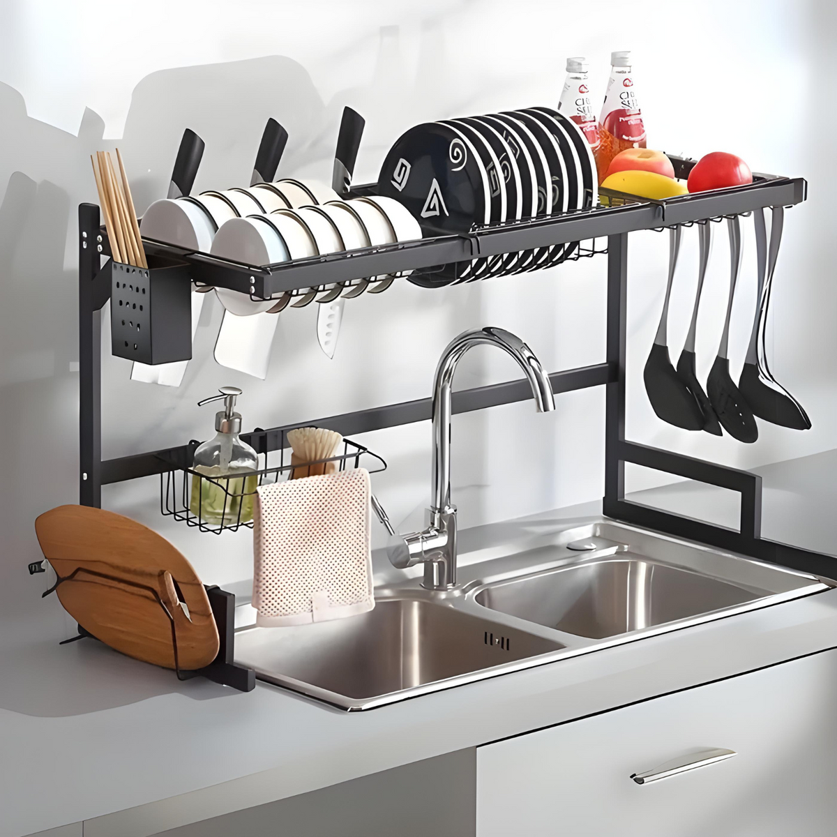 .Escurridor y organizador de Cocina