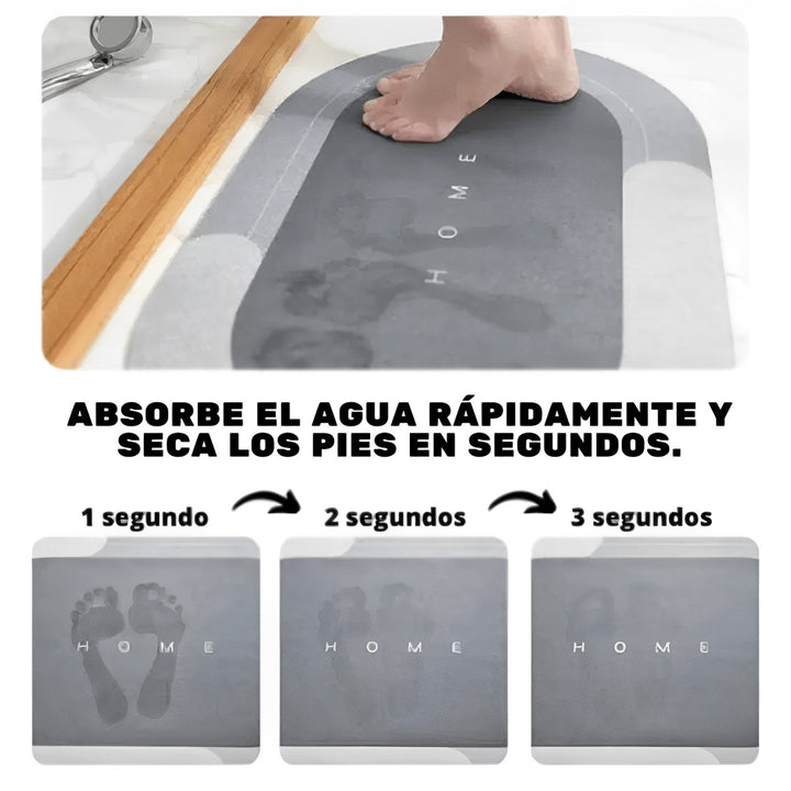 Alfombra super absorbente.