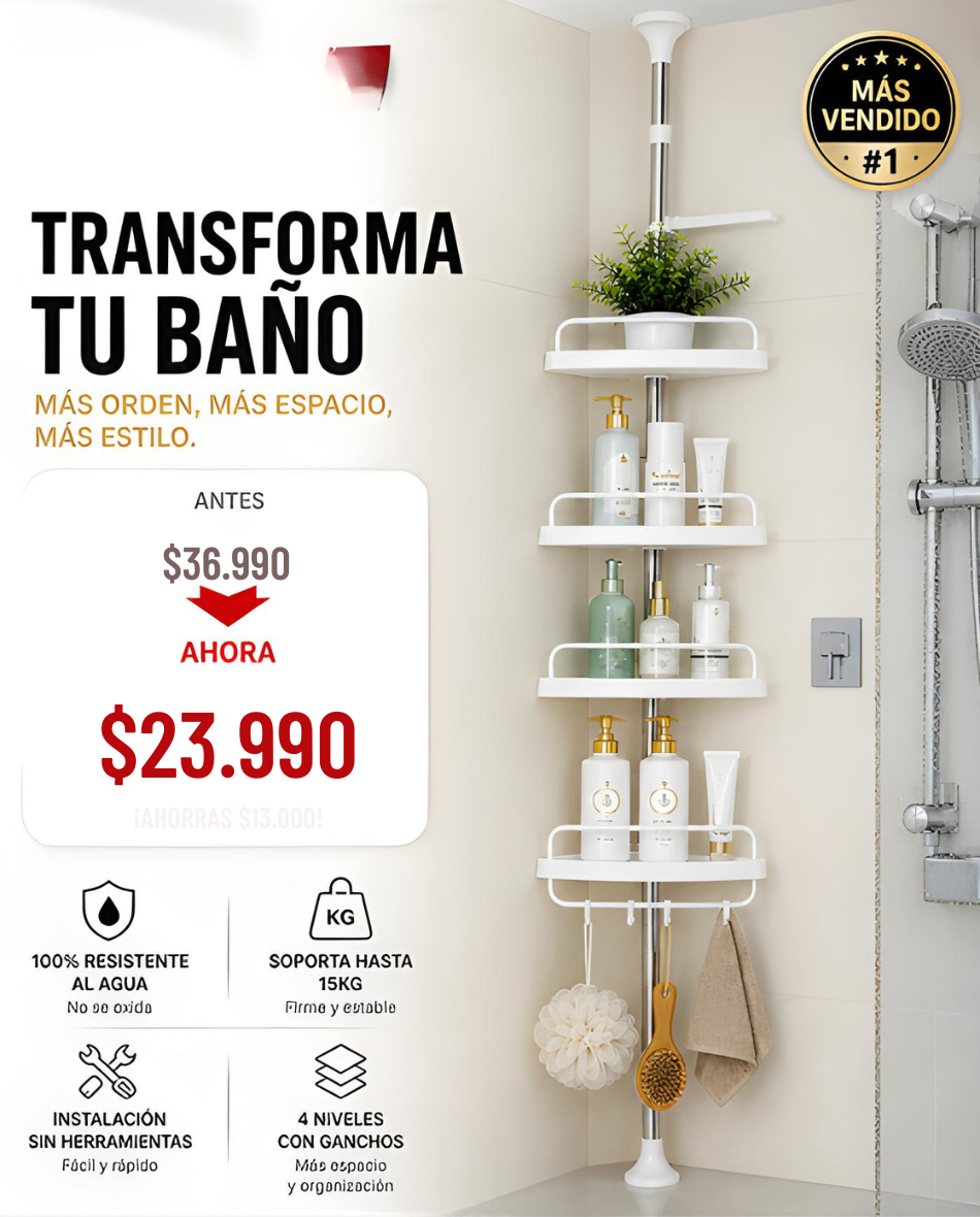 Esquinero de Baño Organizador